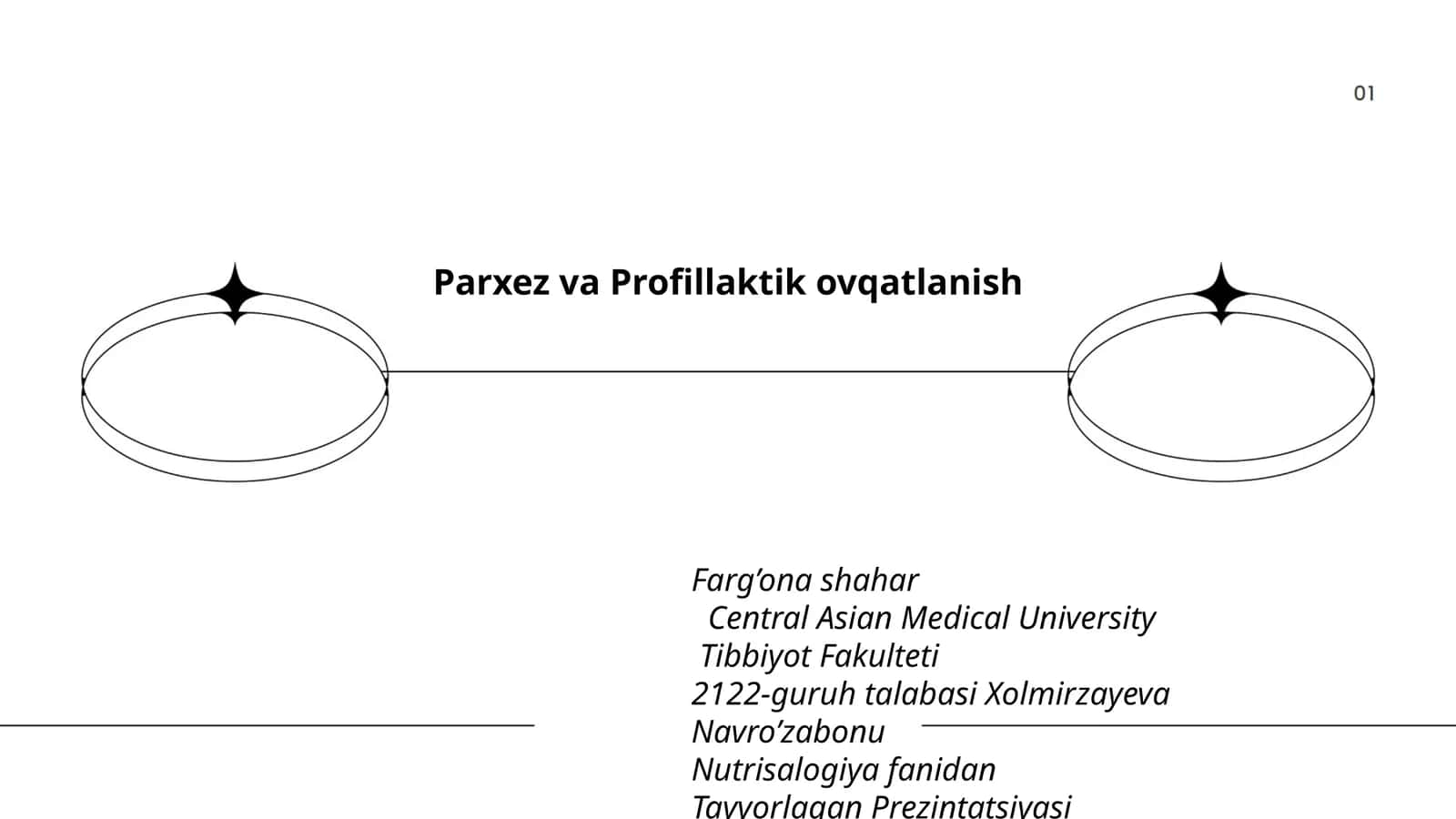 Parxez va Profillaktik ovqatlanish 1