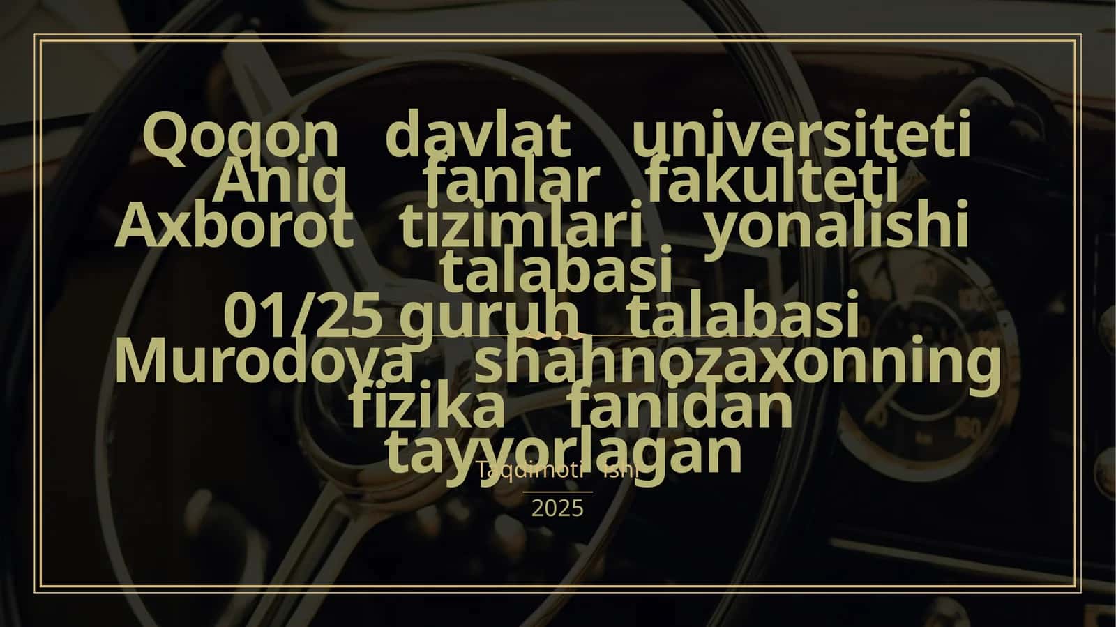 reaktiv harakat 1
