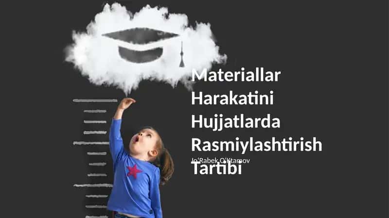 Materiallar Harakatini Hujjatlarda Rasmiylashtirish Tartibi 1
