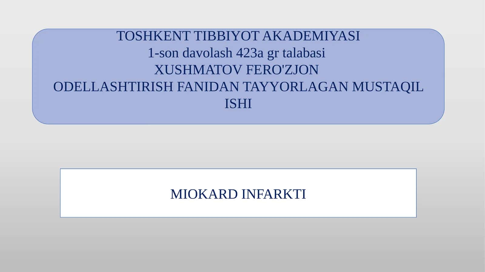 MIOKARD INFARKTI 1