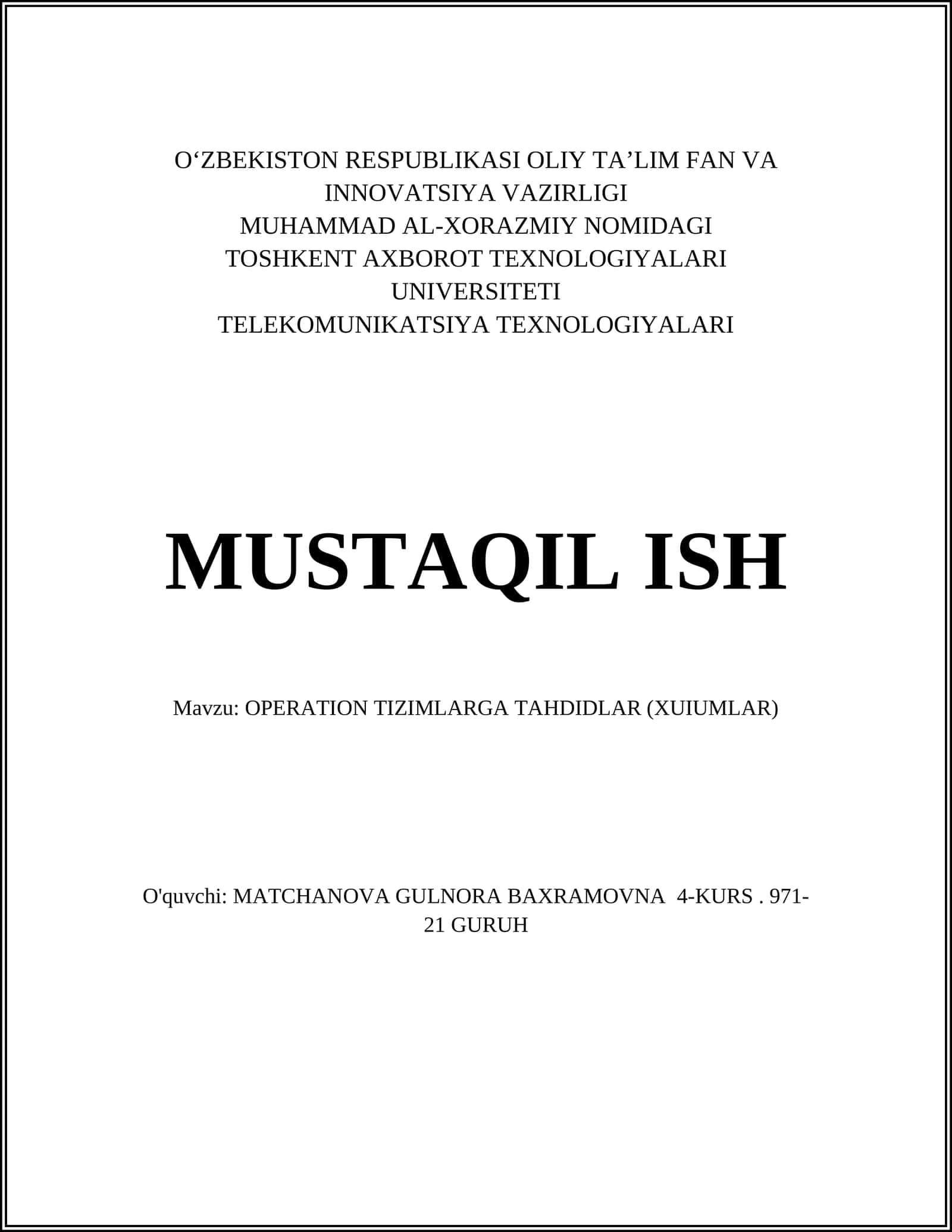 Tizimlarning integratsiyasi va moslanuvchanligini ta’minlash 1