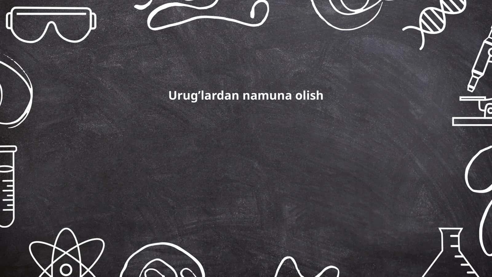 Namuna olish usullari 1