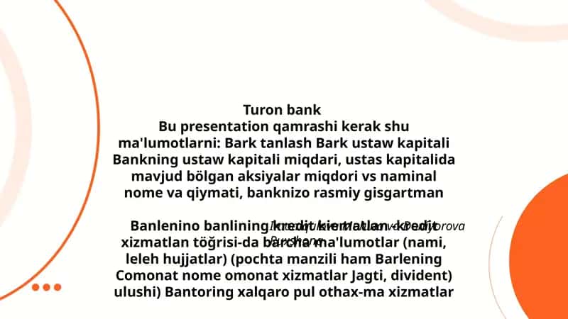 Turon bank 1