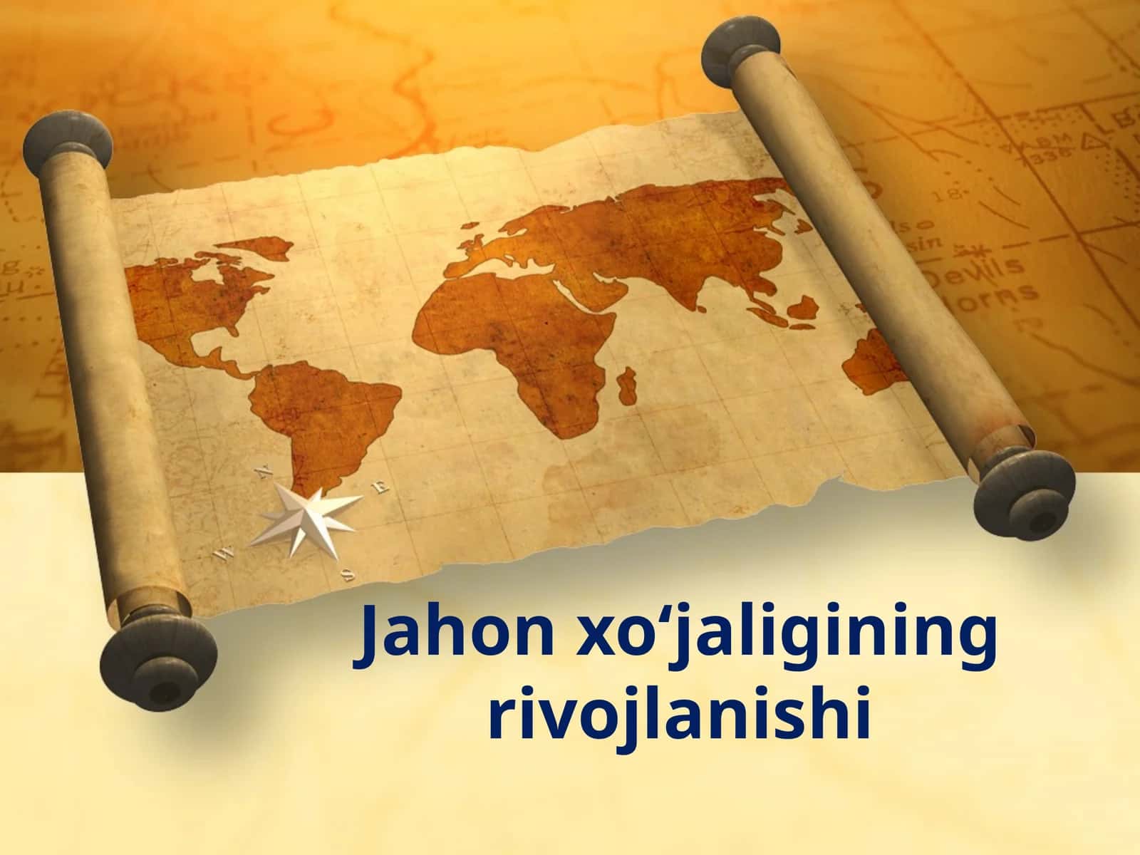 Jahon xo‘jaligining rivojlanishi 1