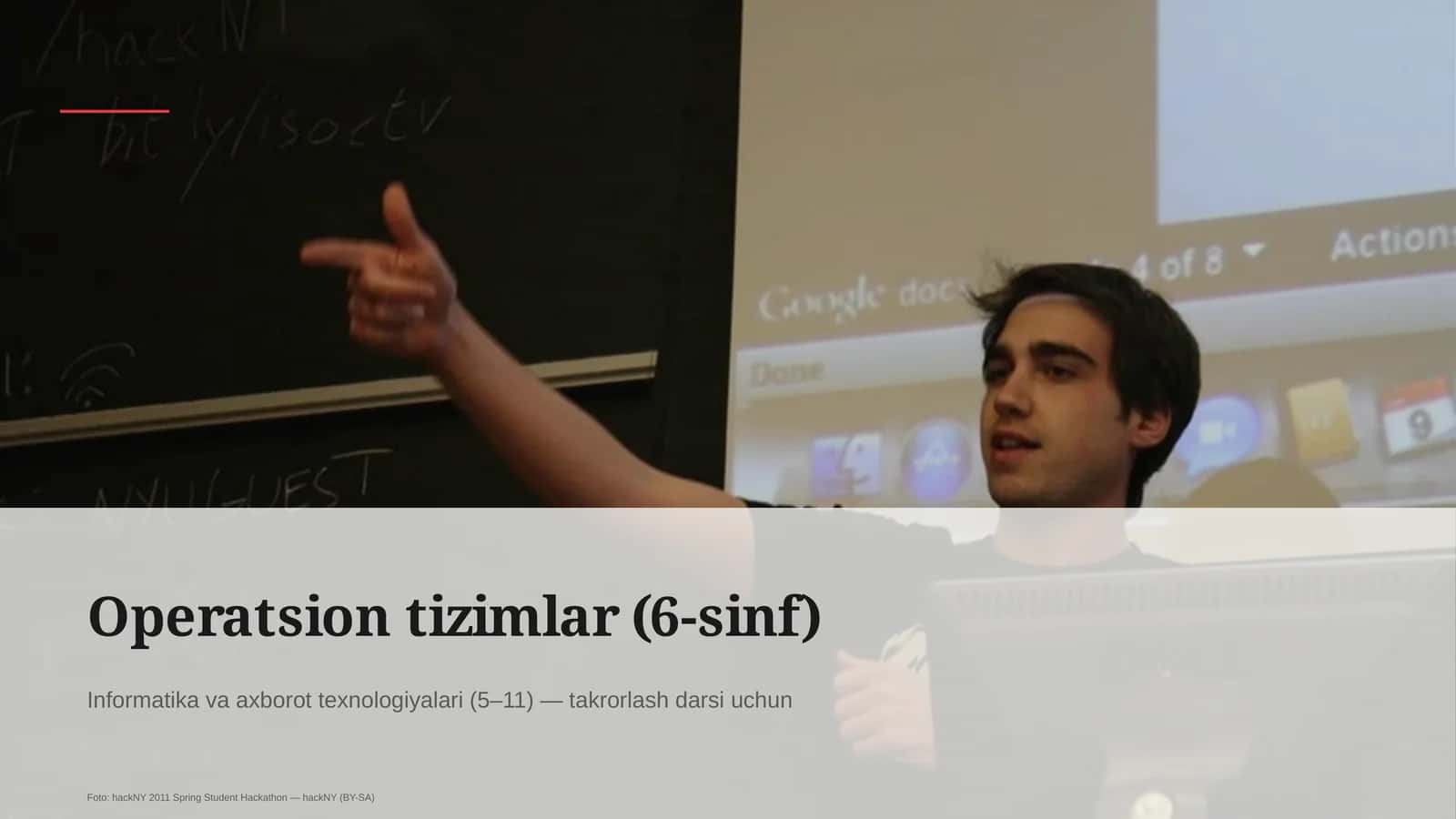 Operatsion tizimlar (6-sinf) 1