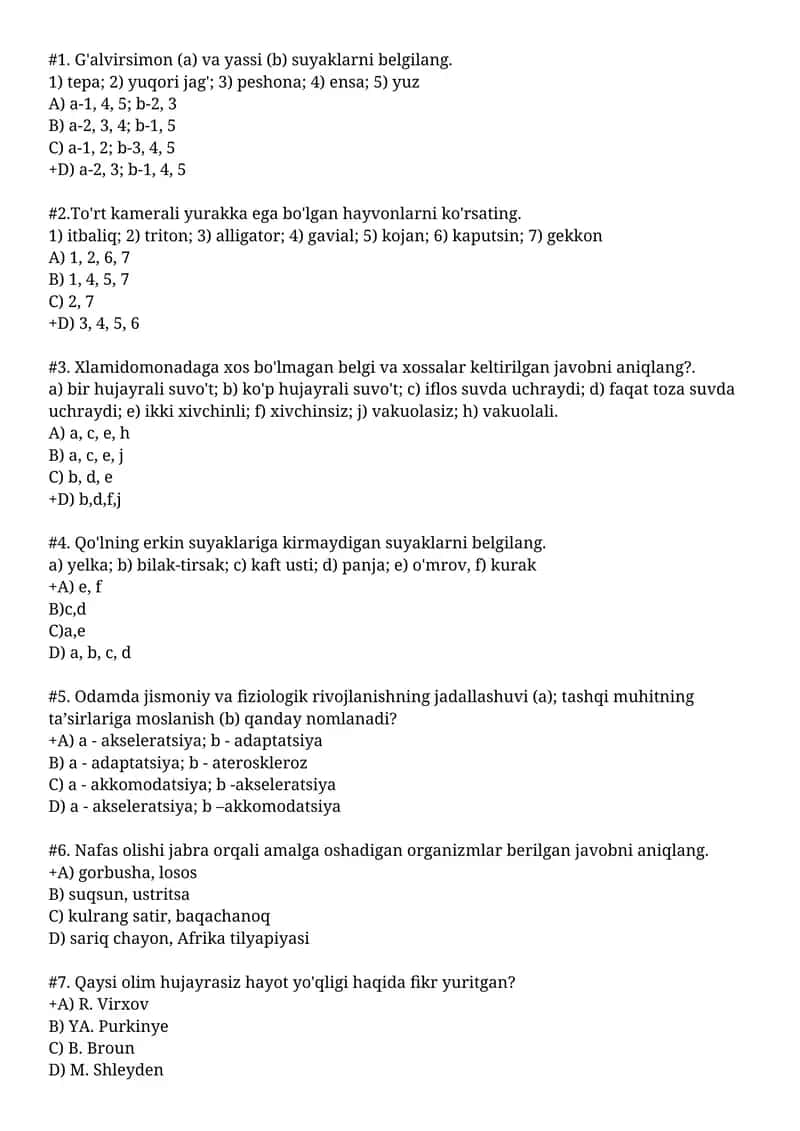 G'alvirsimon (a) va yassi (b) suyaklarni belgilang 1