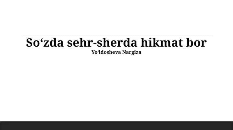 Tilning sehrli kuchi 1