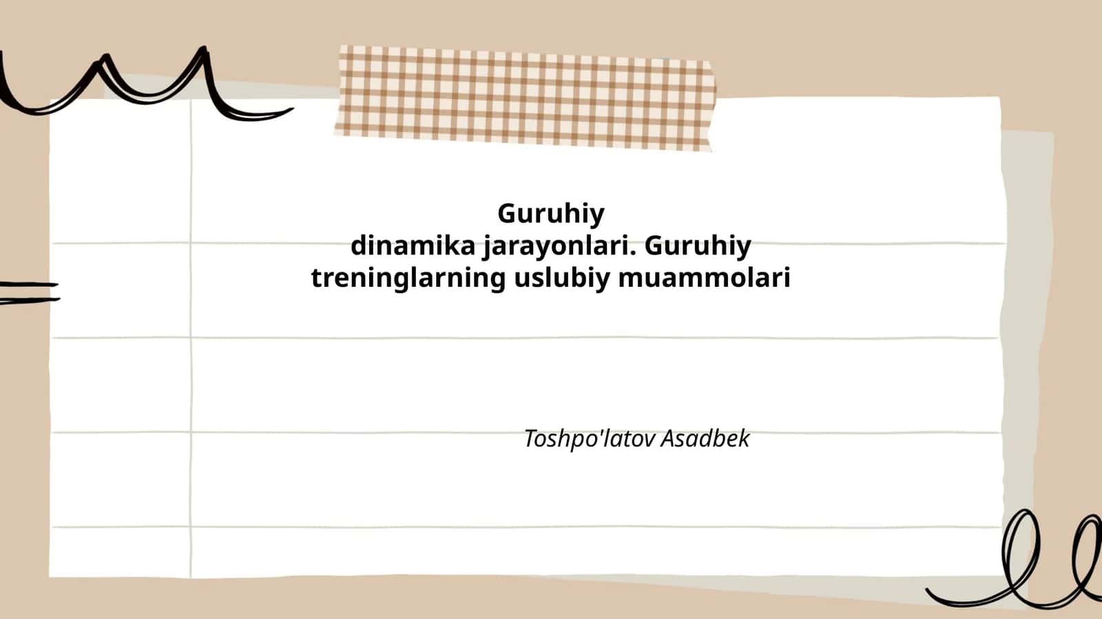 Guruhiy dinamika jarayonlari 1