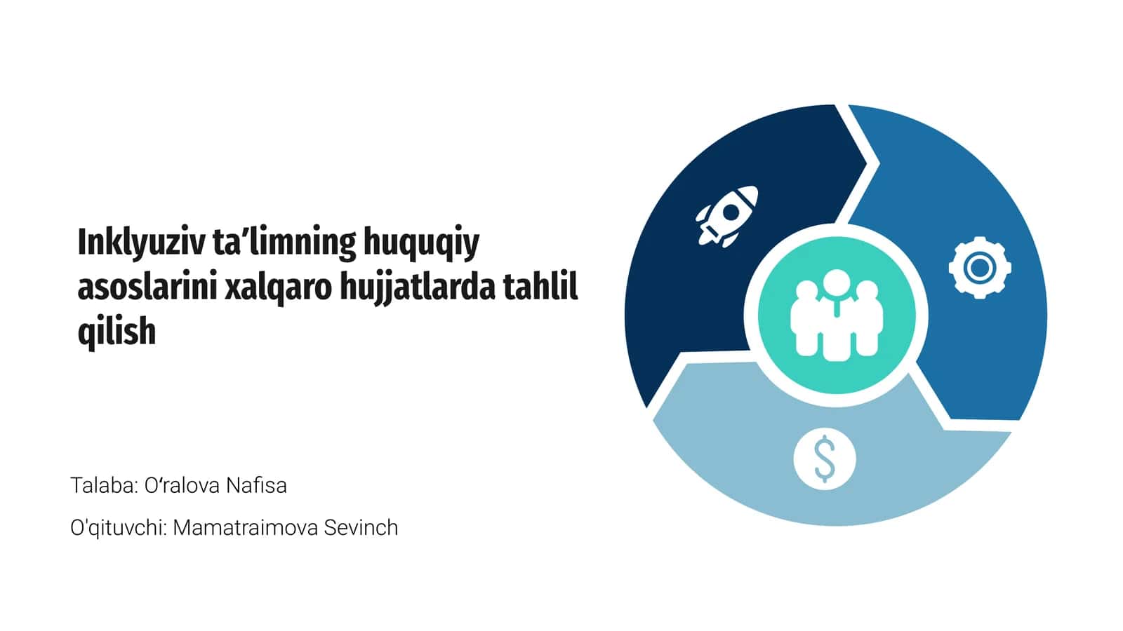 Inklyuziv taʼlimning huquqiy asoslarini xalqaro hujjatlarda tahlil qilish 1