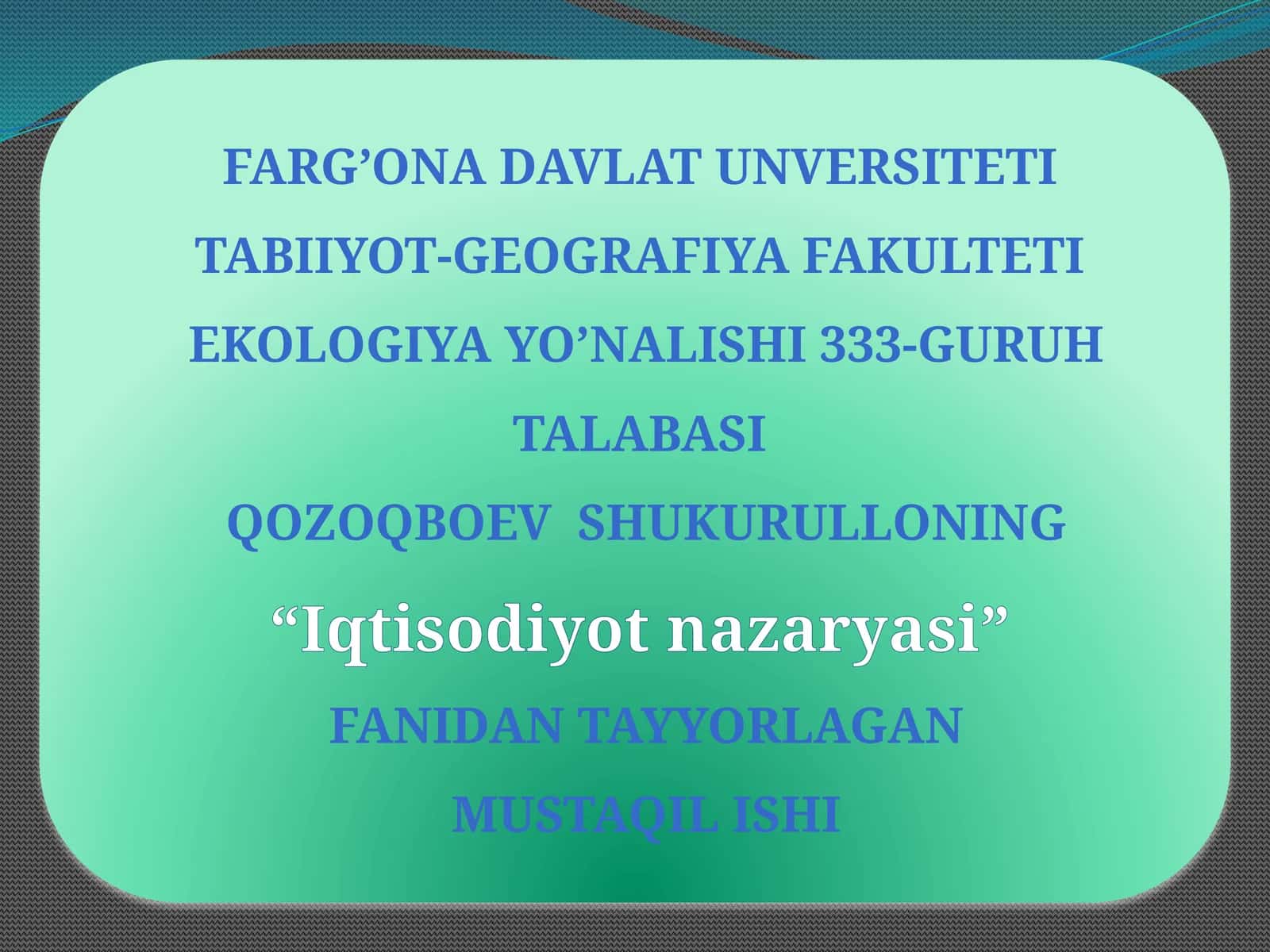 Mulkni davlat tasarrufi dan chiqarish va xususiy,lashtirishning maqsadi va usullari 1