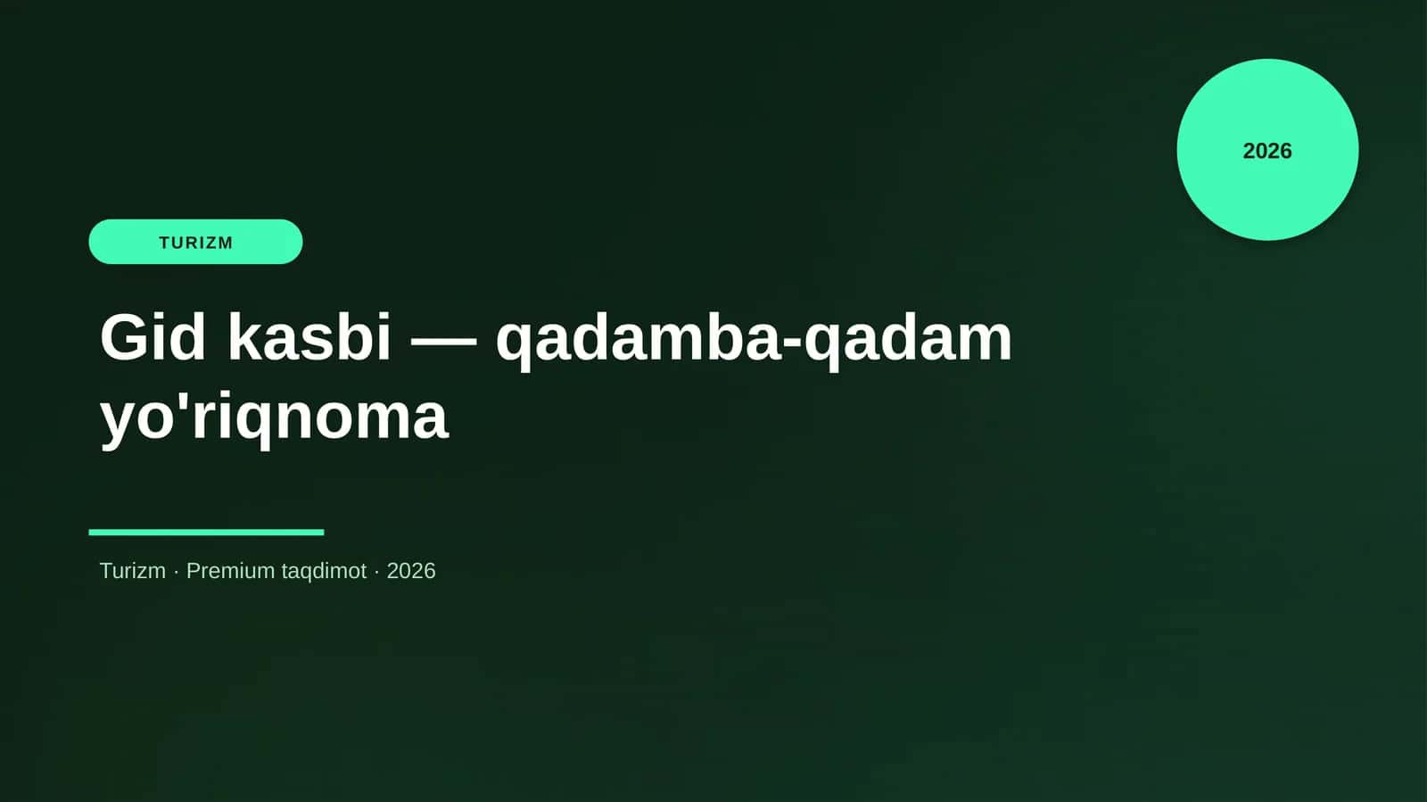 Gid kasbi — qadamba-qadam yo'riqnoma 1