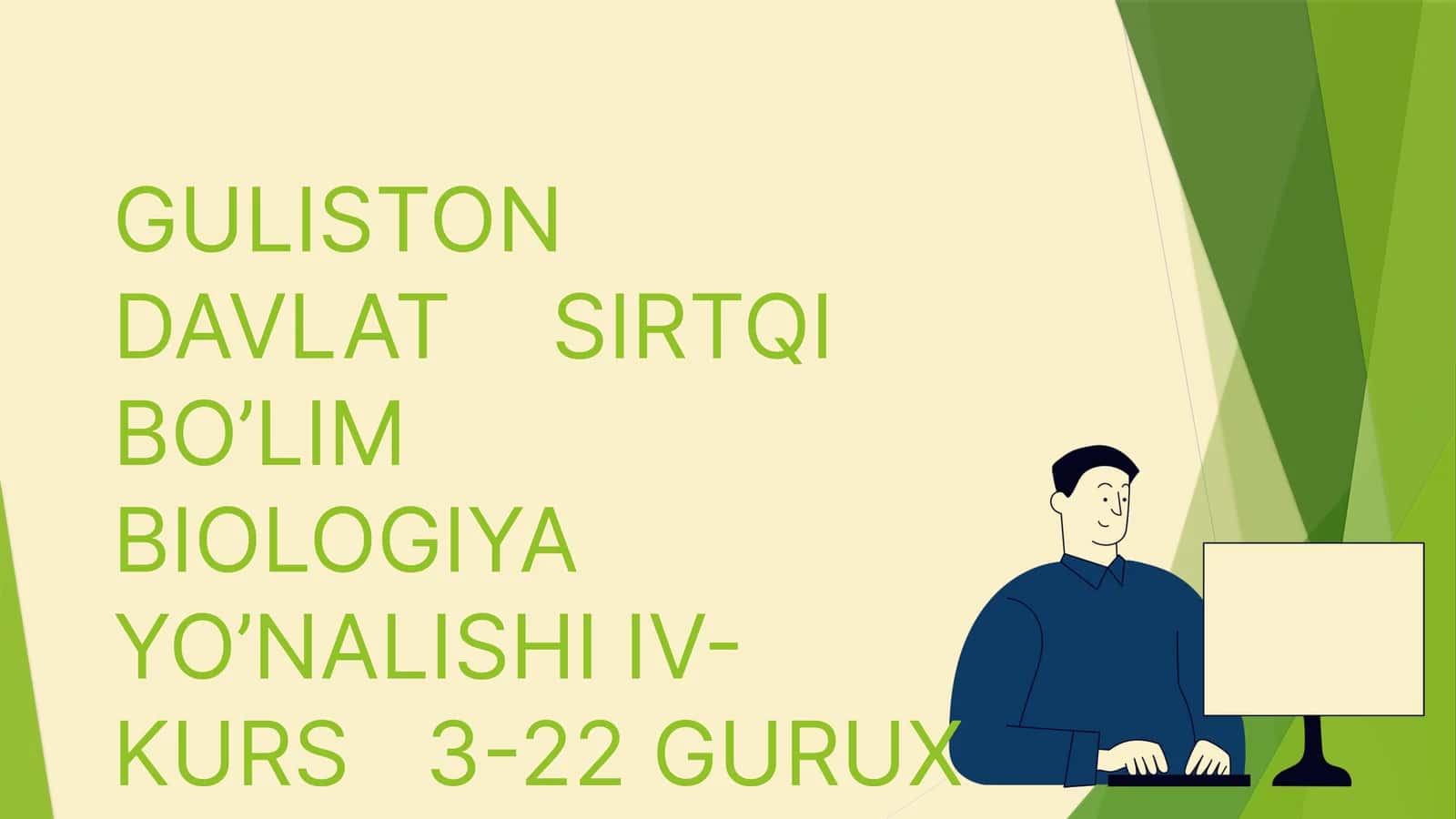Genetik muvozanat tushunchasi 1