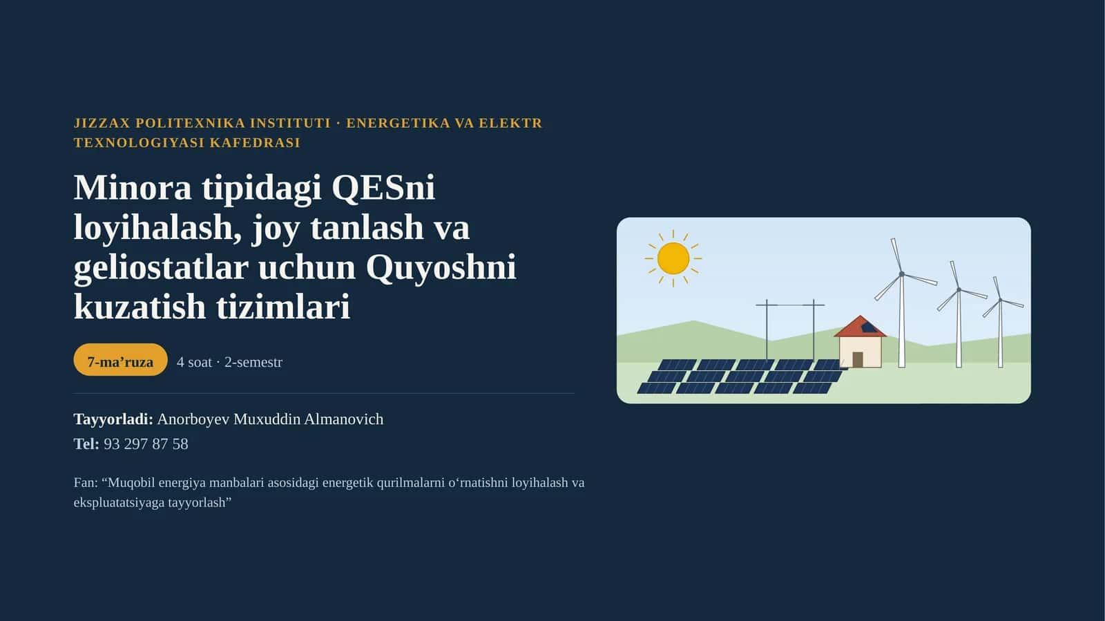 Quyoshni kuzatish tizimlari 1
