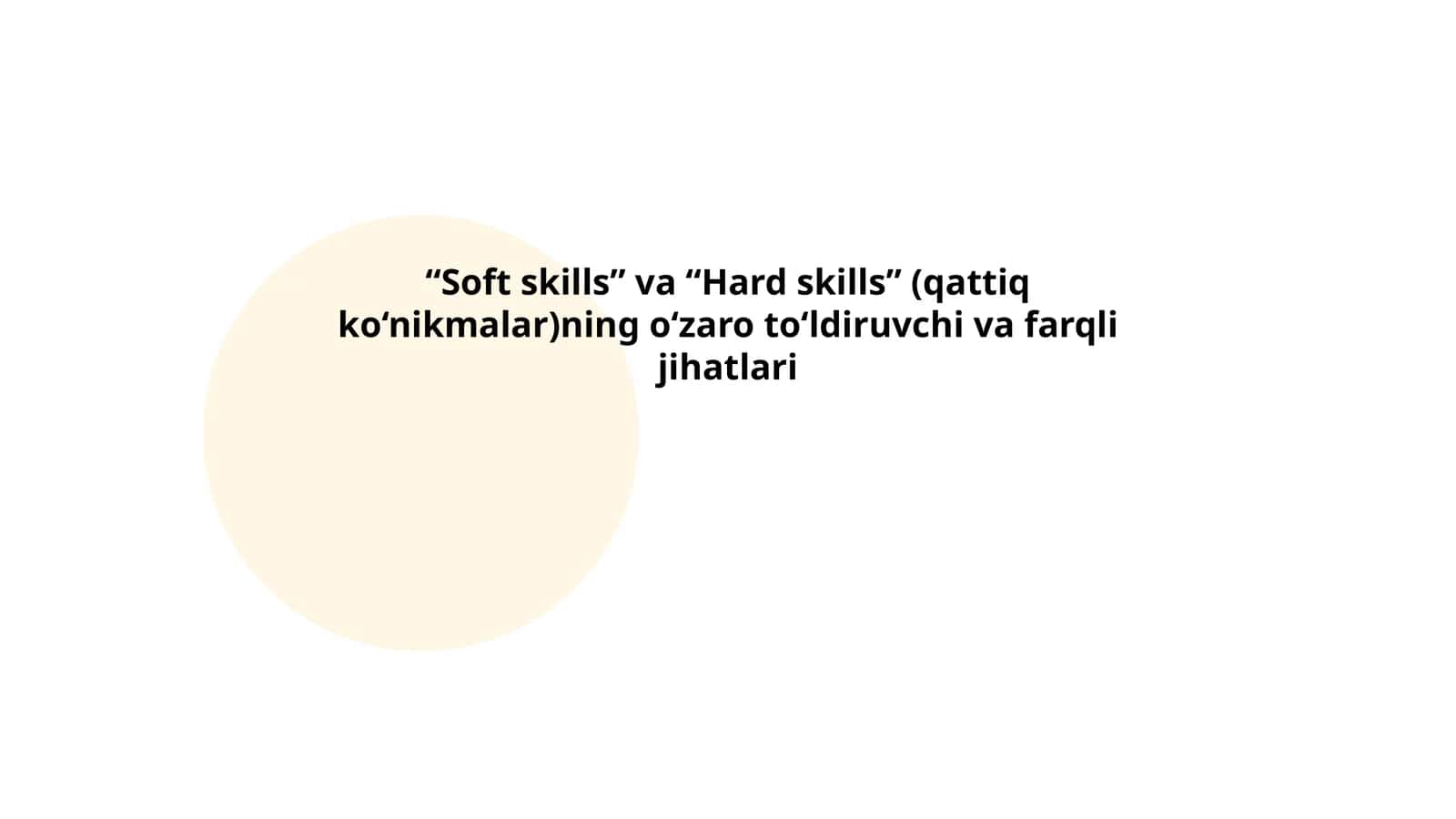 Soft skills va Hard skills - o'zaro to'ldiruv va farqli jihatlari 1