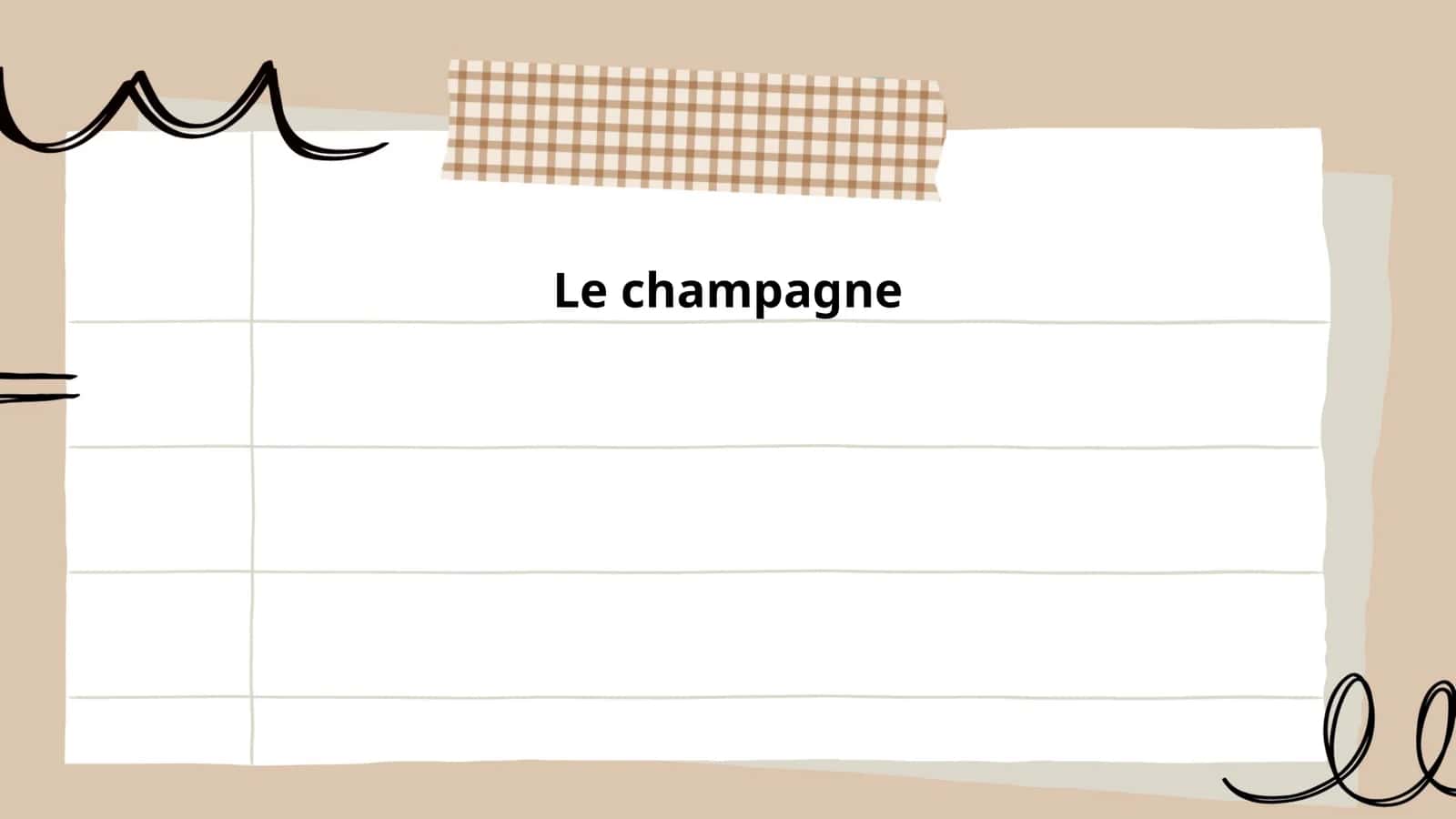 Le champagne 1