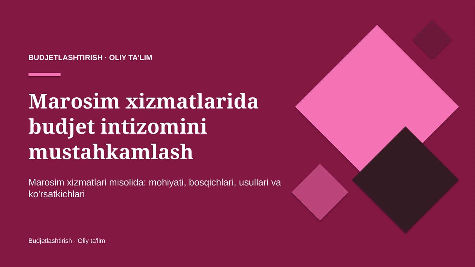 marosim xizmatlarida budjet intizomini mustahkamlash 7695 1