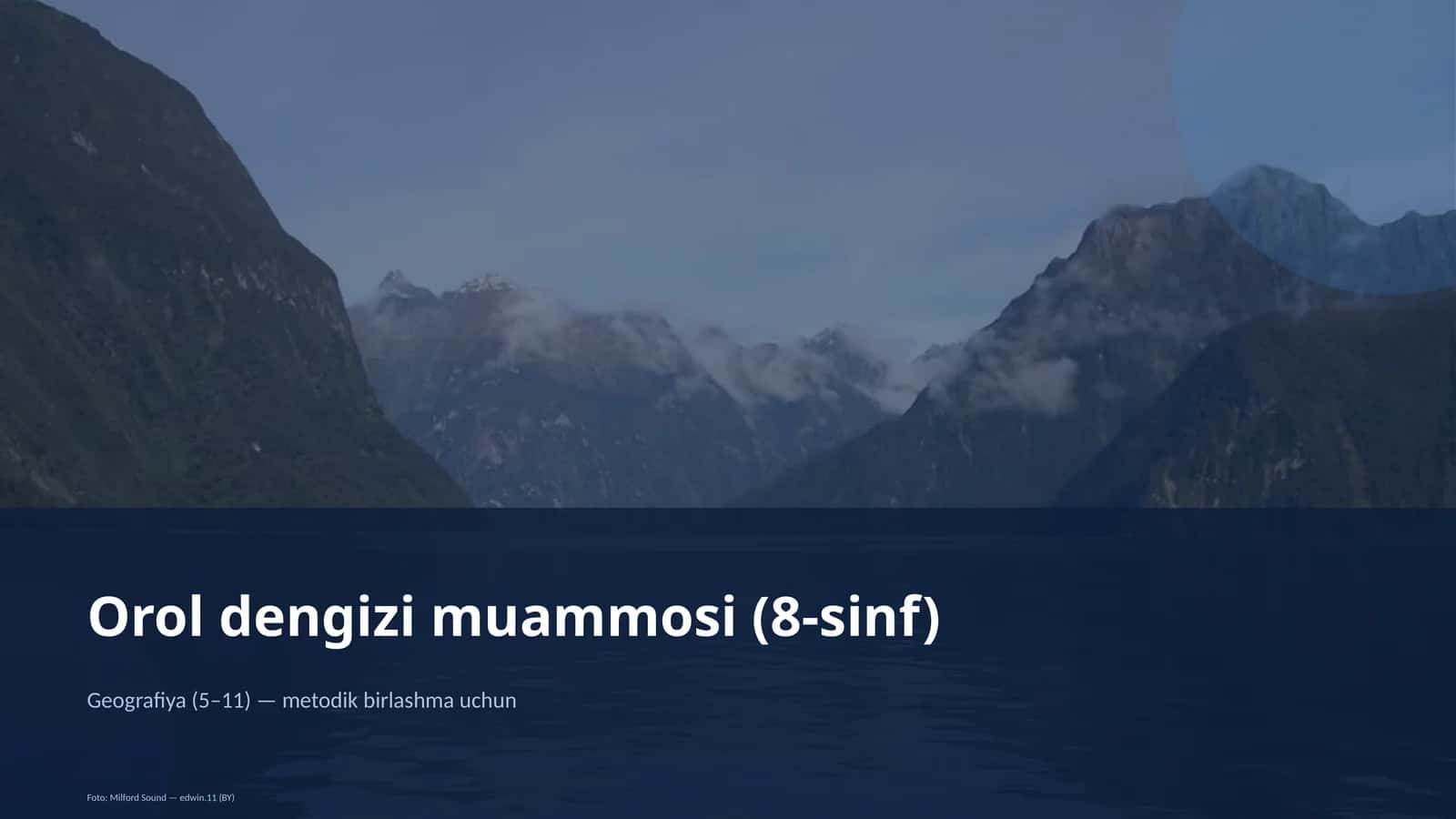 Orol dengizi muammosi (8-sinf) 1