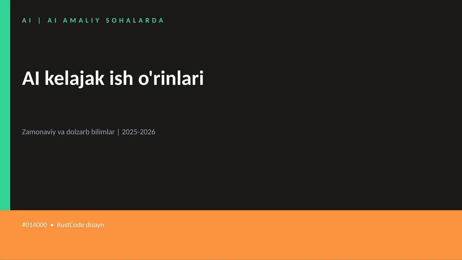 AI AMALIY SOHALARDA 1
