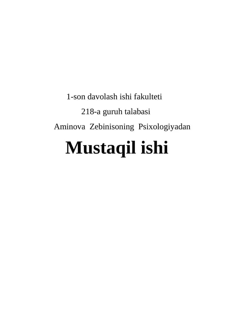 SOMATAPSIXIK KASALLIKLARDA BEMOR PSIXOLOGIYASI 1