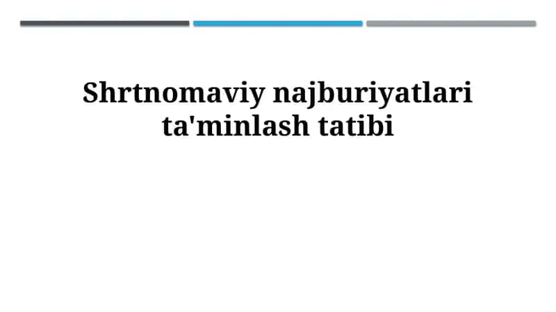 Shrtnomaviy najburiyatlari ta'minlash tatibi 1