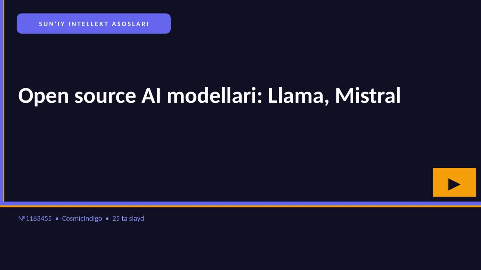 SUN'IY INTELLEKT ASOSLARI 1