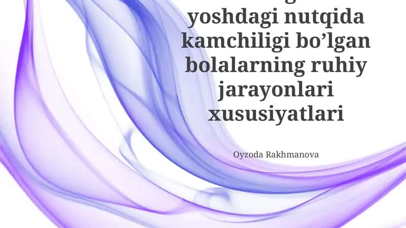 Fonetik qayta ishlashdagi muammolar 1