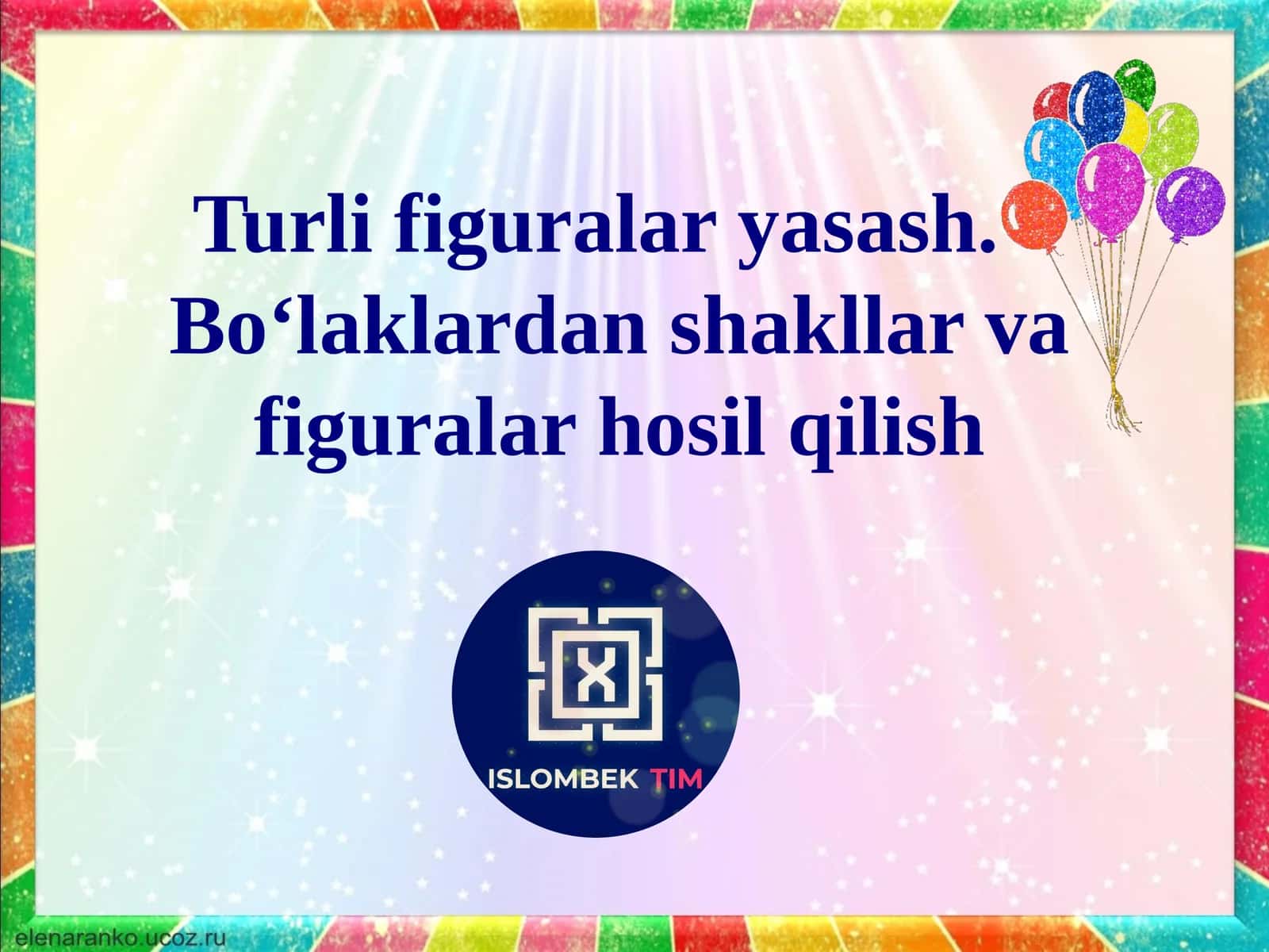 Turli figuralar yasash 1