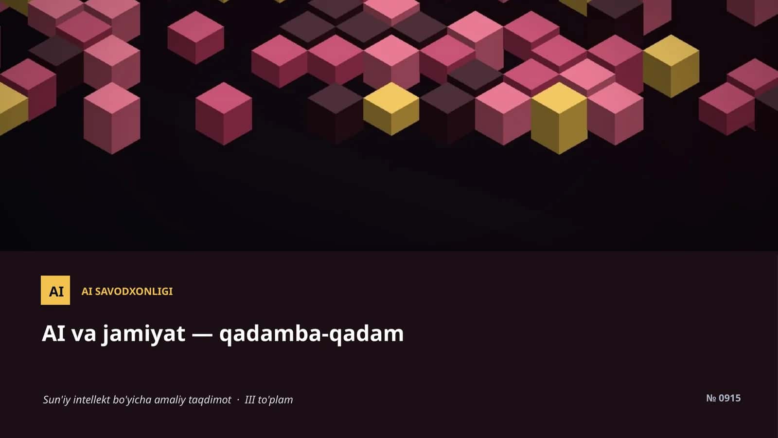 AI SAVODXONLIGI 1