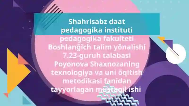 Interfaol ta‘lim texnologiyalari
