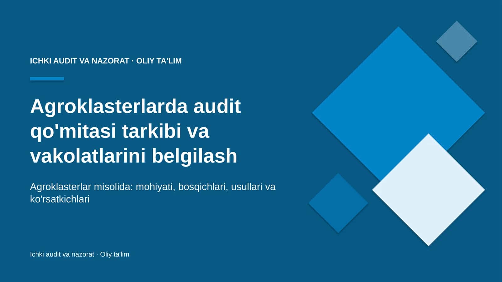 agroklasterlarda audit qo'mitasi tarkibi va vakolatlarini belgilash 1655 1