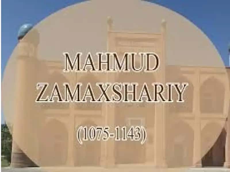 Abu-l-Qosim Mahmud binu Umar az-Zamaxshariy 1