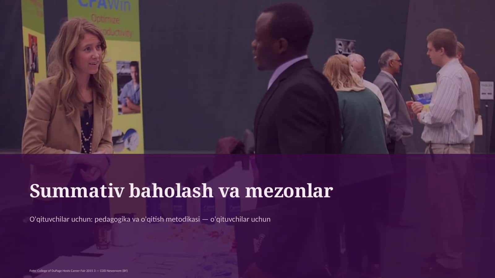 Summativ baholash va mezonlar 1