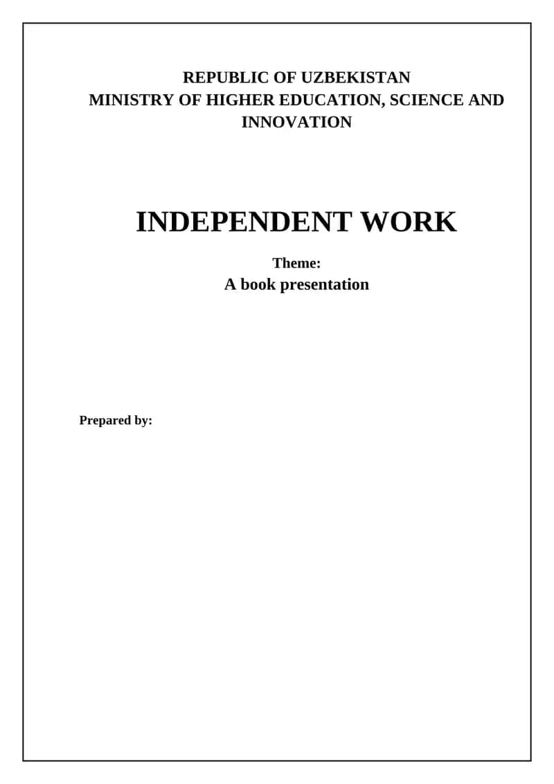 Book Presentation 1