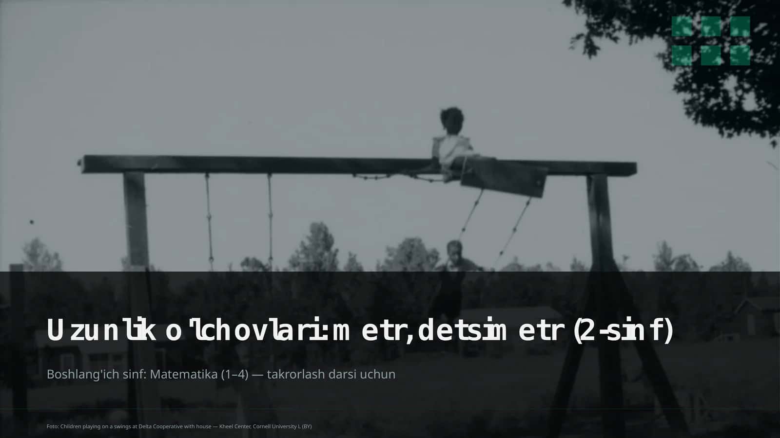 Uzunlik o'lchovlari: metr, detsimetr (2-sinf) 1