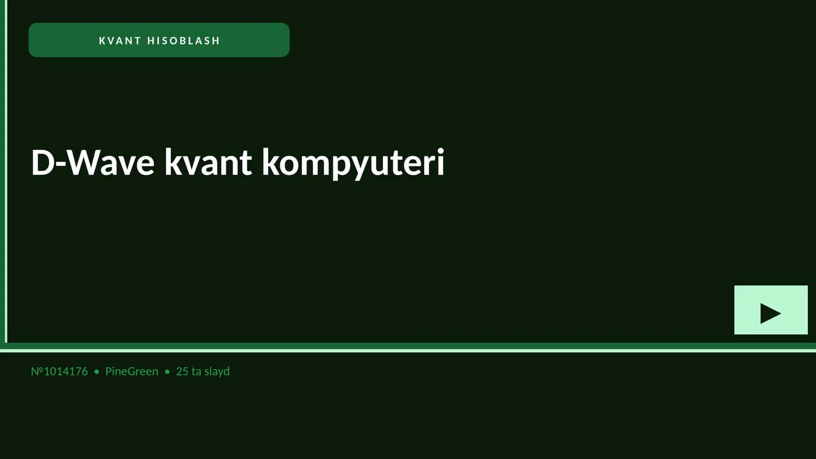 KVANT HISOBLASH 1