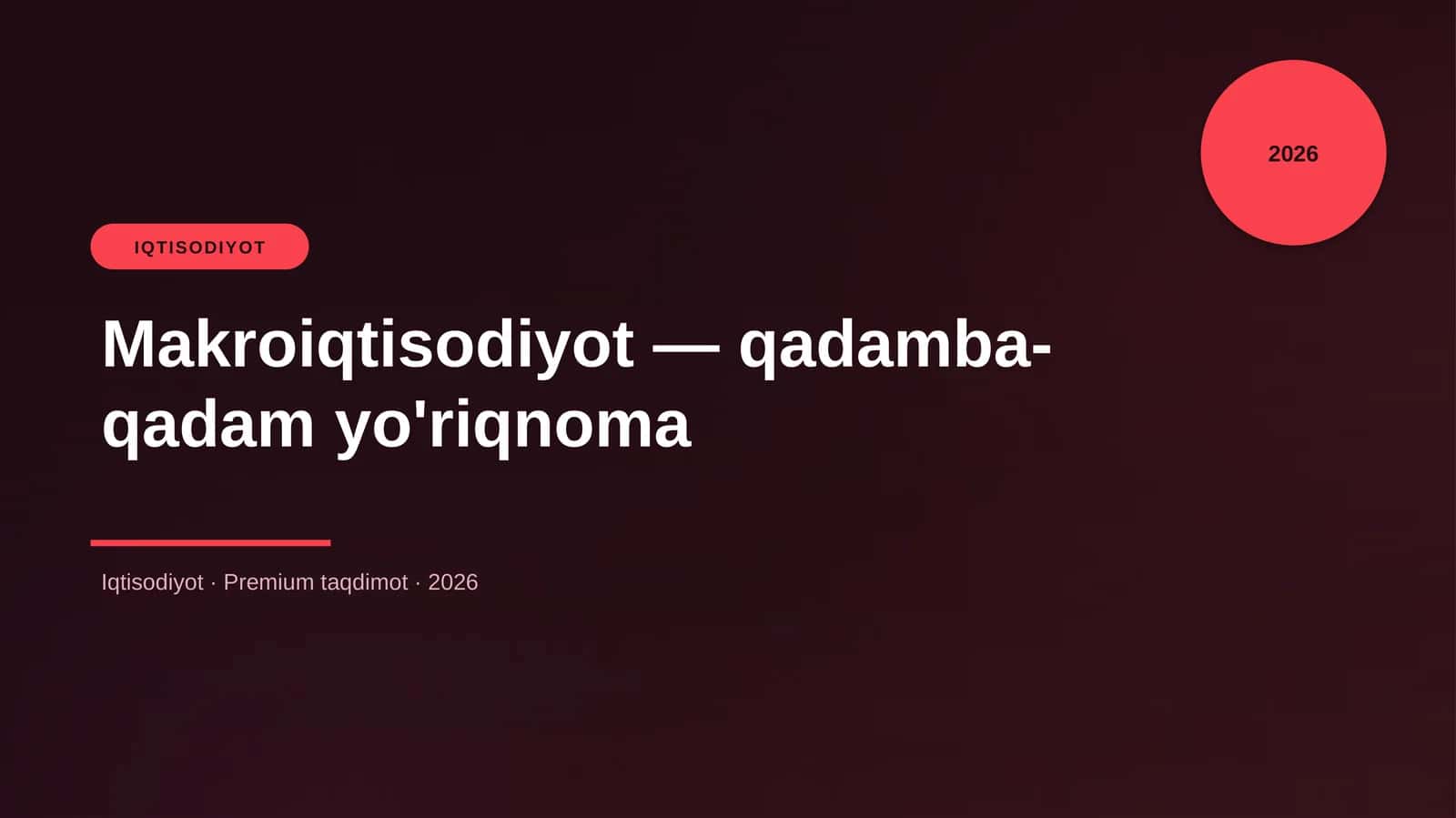 Makroiqtisodiyot — qadamba-qadam yo'riqnoma 1