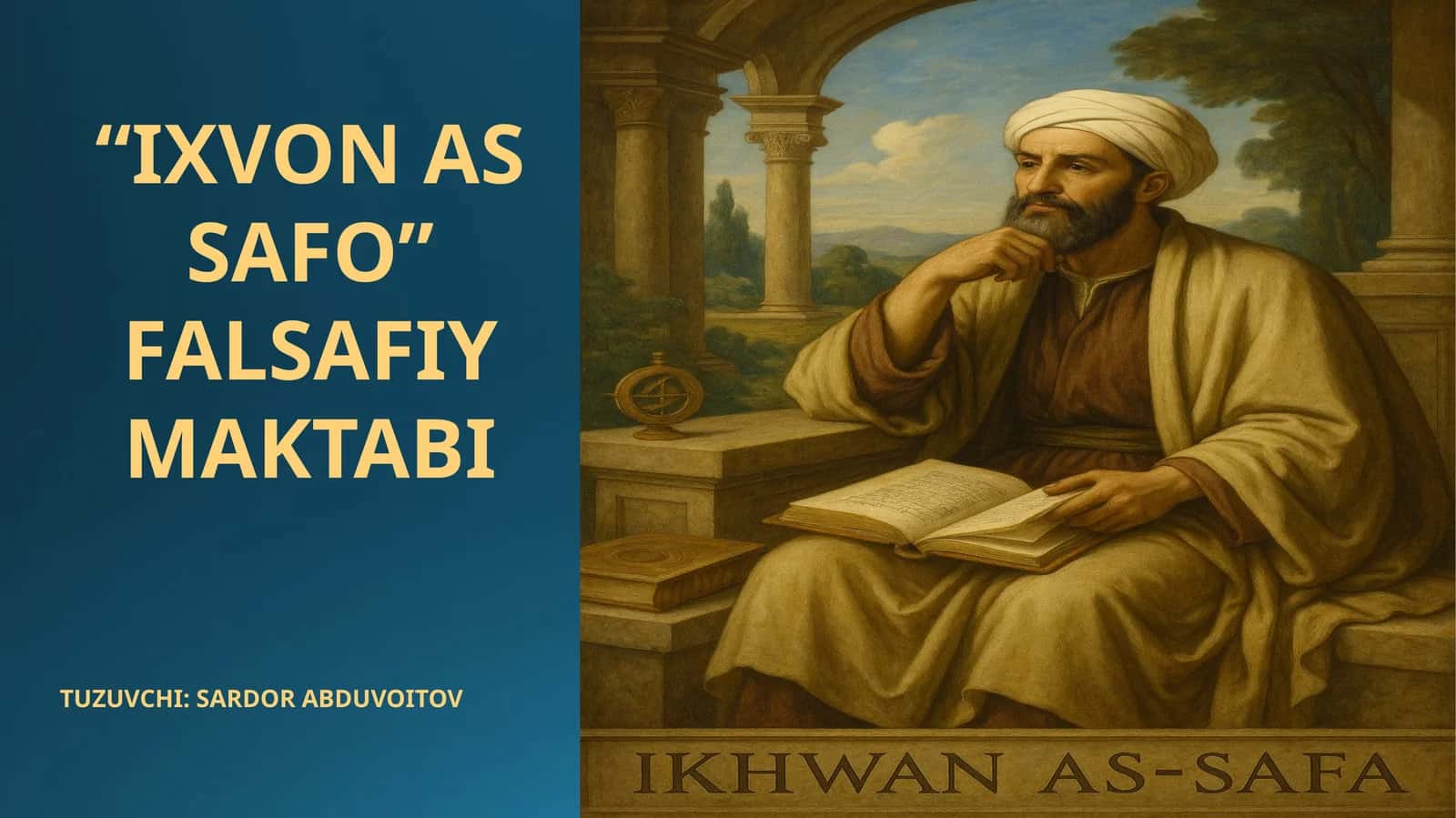 IXVON AS SAFO FALSAFIY MAKTABI 1