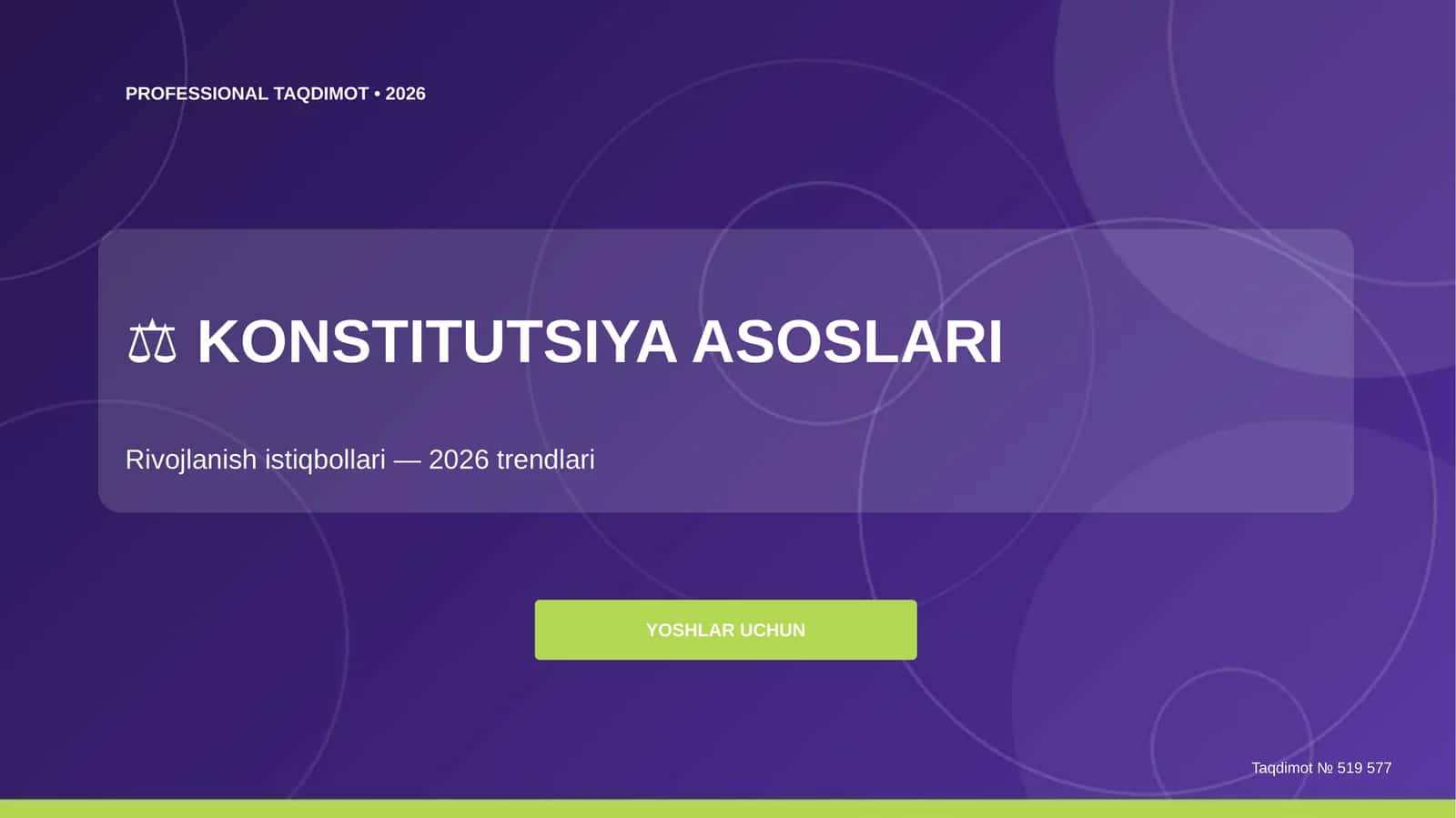 Konstitutsiya asoslari: rivojlanish istiqbollari (2026 trendlari) [yoshlar uchun] 1