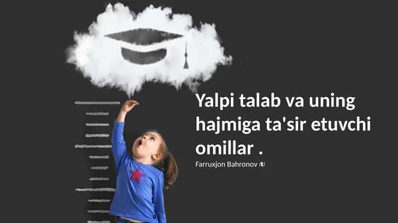 Yalpi talab va uning hajmiga ta'sir etuvchi omillar 1