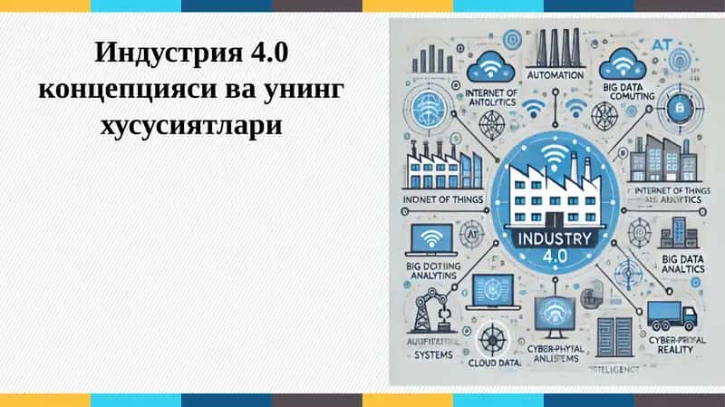 Индустрия 4.0 концепцияси ва унинг хусусиятлари 1