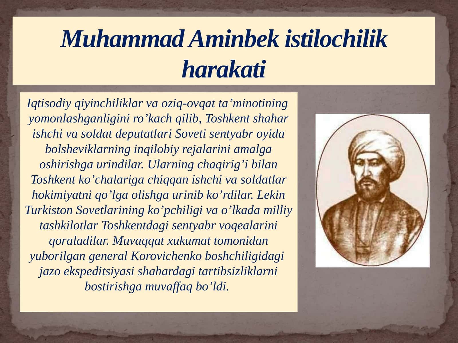 Toshkent shahar ishchi va soldat deputatlari Soveti sentyabr oyda bolsheviklarning inqilobiy rejalarini amalga oshirishga urinishlar 1