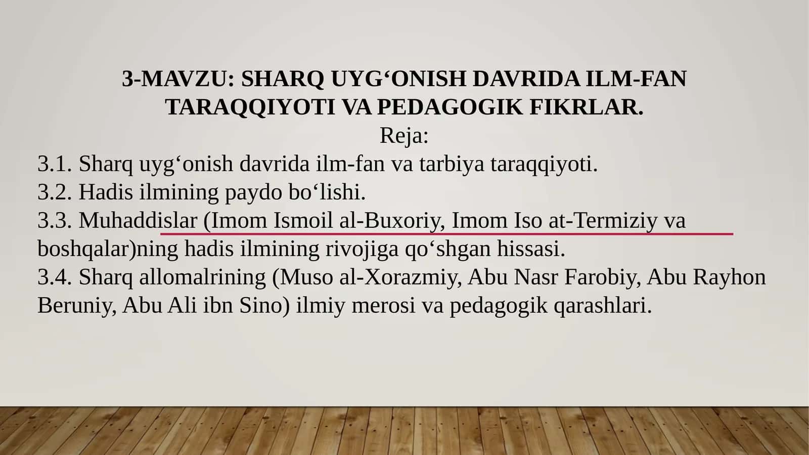 SHARQ UYG‘ONISH DAVRIDA ILM-FAN TARAQQIYOTI VA PEDAGOGIK FIKRLAR 1