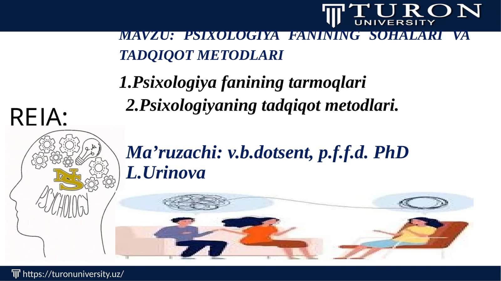 PSIXOLOGIYA FANINING SOHALARI VA TADQIQOT METODLARI 1