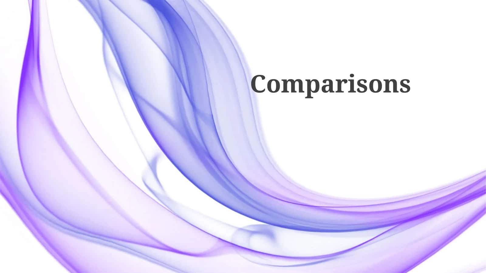 Visualizing Comparisons 1