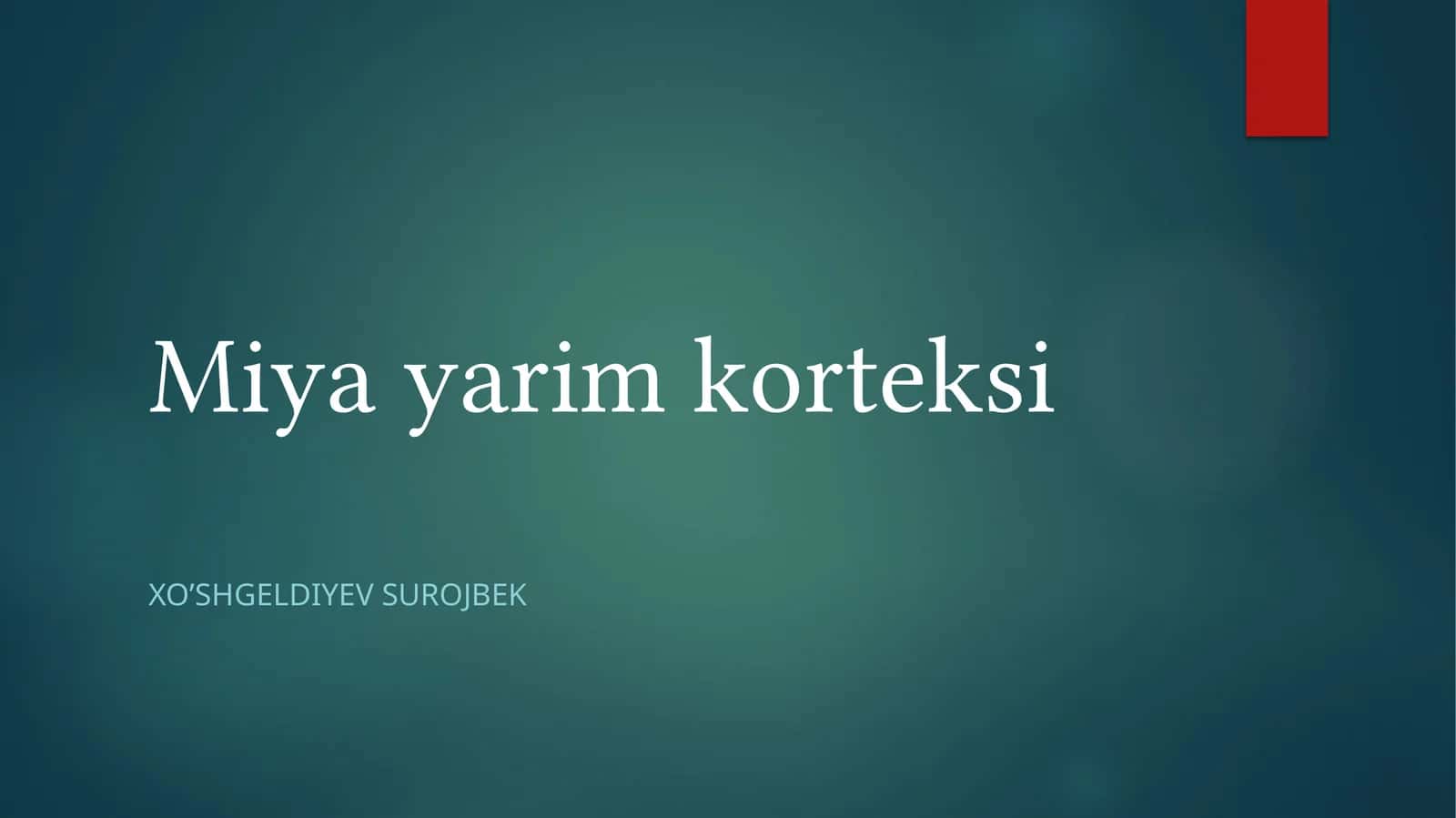 Miyayarimkorteksi 1