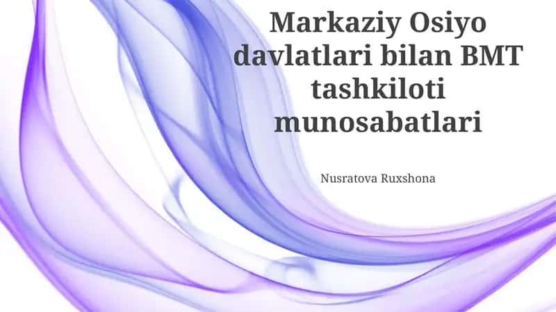 Iqtisodiy Hamkorlik va Savdo 1