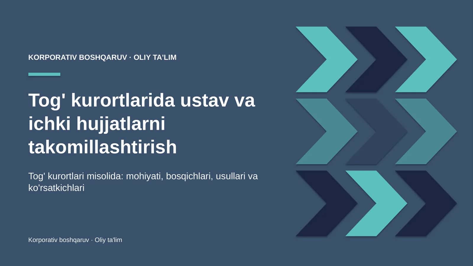 tog' kurortlarida ustav va ichki hujjatlarni takomillashtirish 9682 1