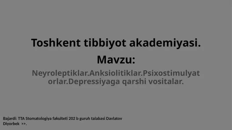 PSIXOSTIMULYATORLAR 1