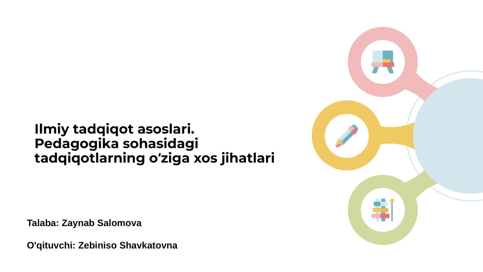 Ilmiy Tadqiqotlar Asoslari 1