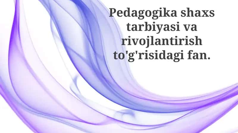 Pedagogika shaxsiy tarbiya 1